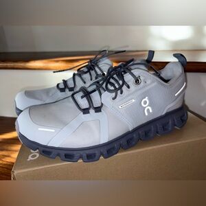 NWT On Cloud 6 Waterproof Sneakers Size 7 Heather Metal Women’s